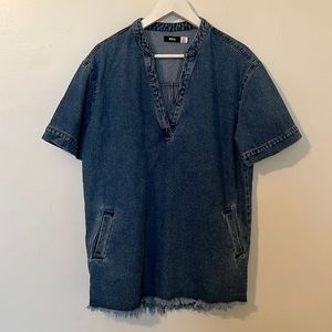 BDG Blue Denim Mini Dress